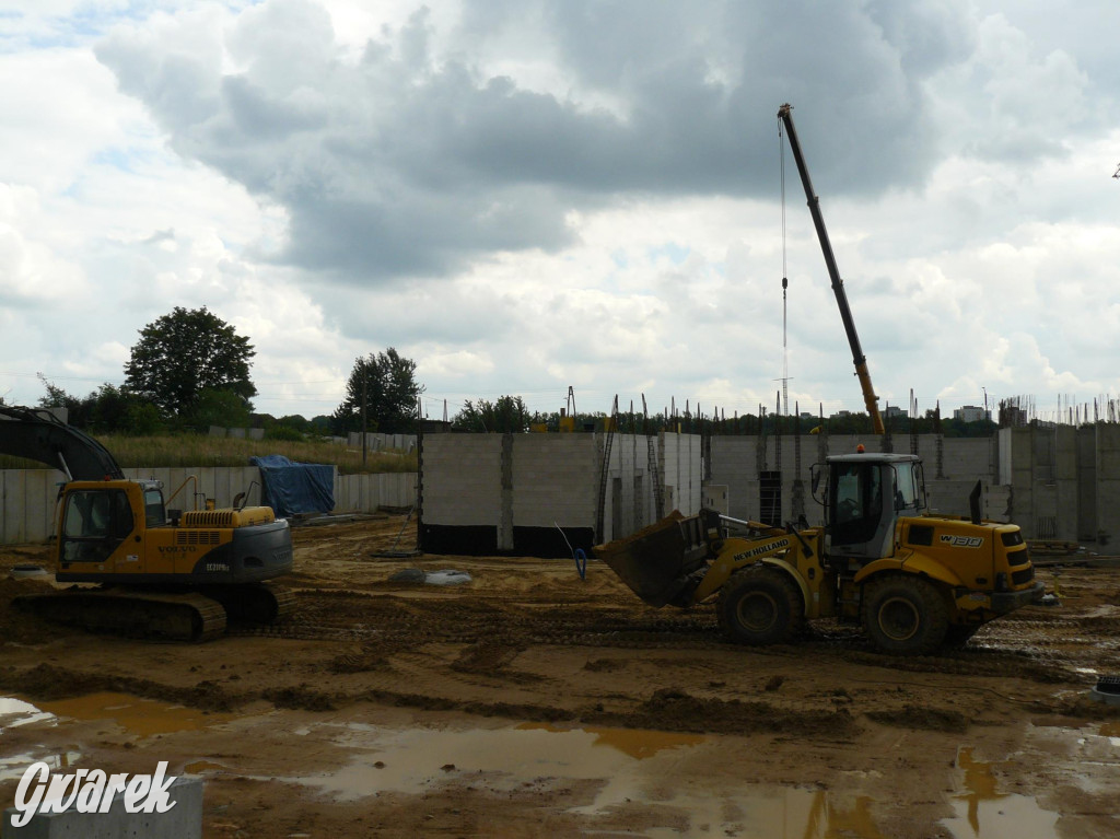 Na placu budowy komendy straży pożarnej