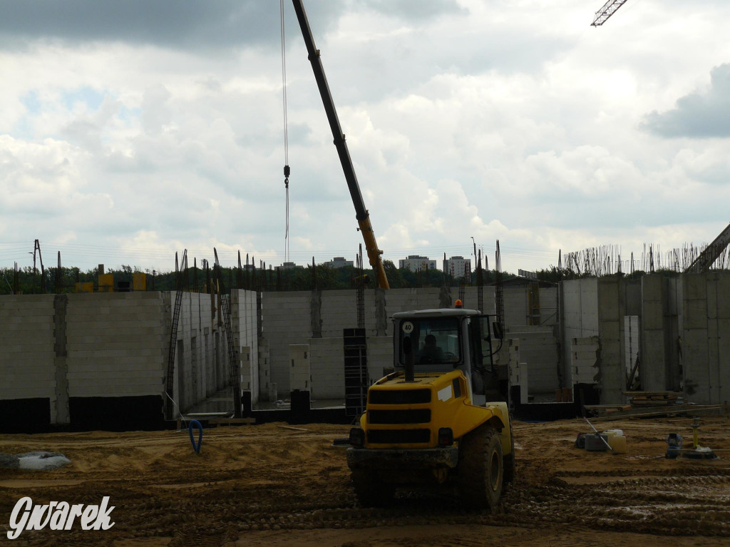 Na placu budowy komendy straży pożarnej