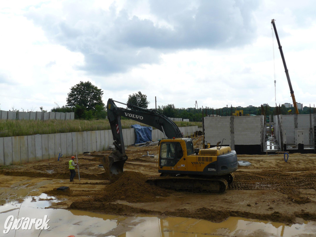 Na placu budowy komendy straży pożarnej