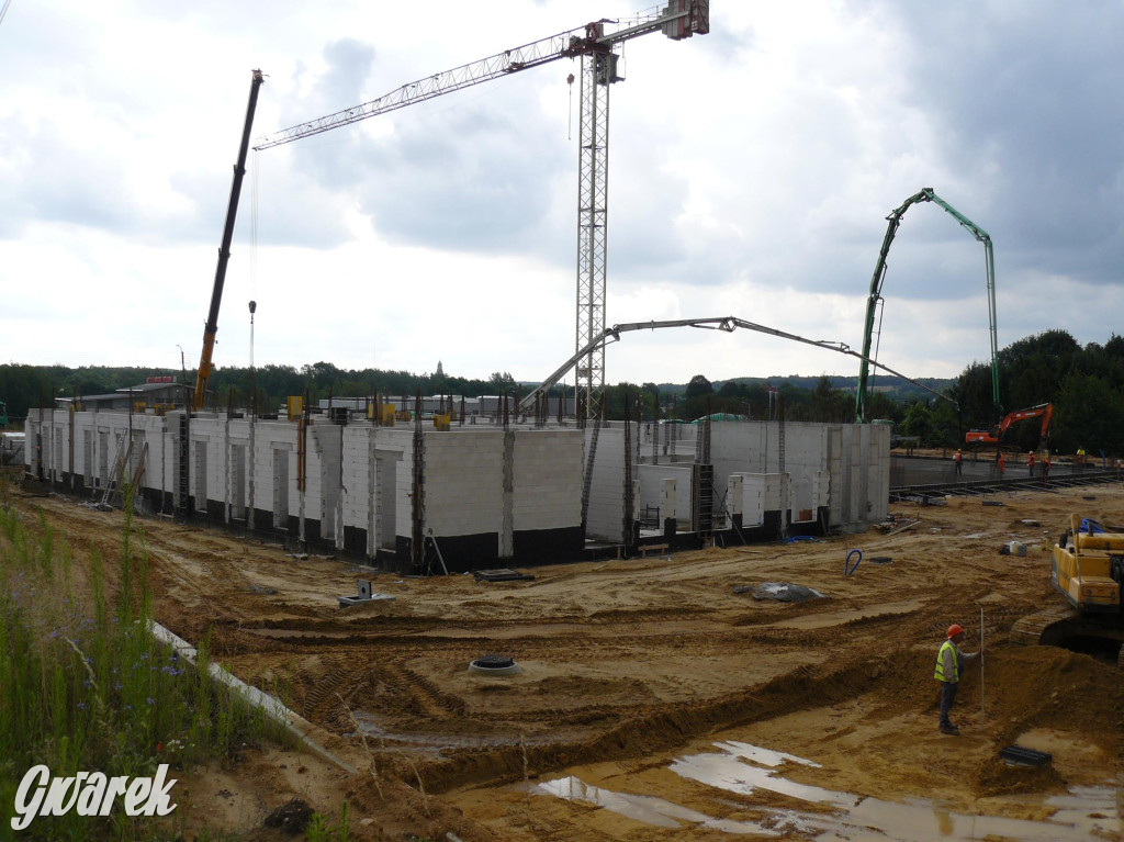 Na placu budowy komendy straży pożarnej