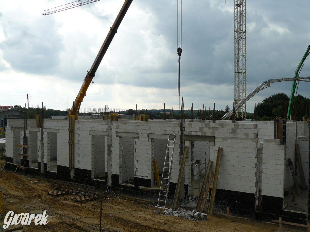 Na placu budowy komendy straży pożarnej