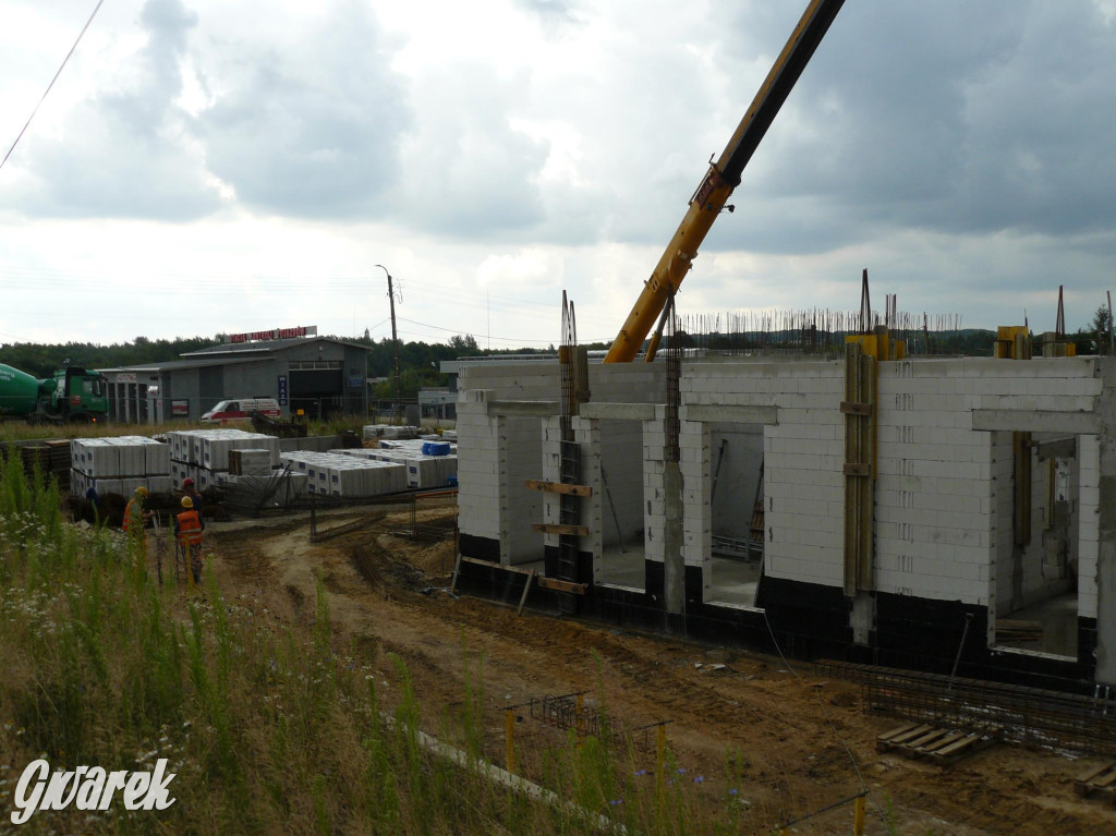 Na placu budowy komendy straży pożarnej