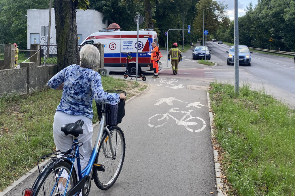 Tarnowskie Góry. Potrącenie 15-latka na hulajnodze