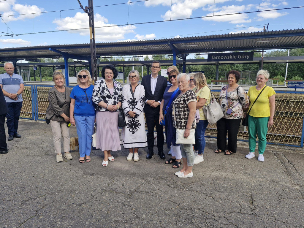 Mateusz Morawiecki w Tarnowskich Górach bronił PKP Cargo