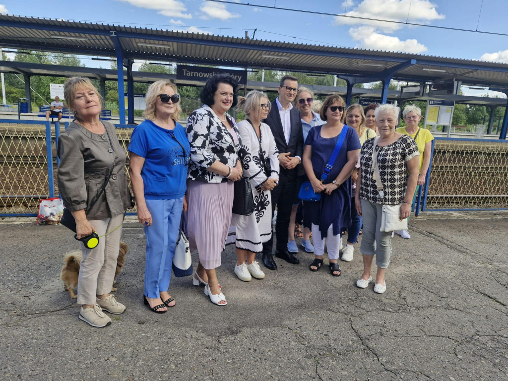 Mateusz Morawiecki w Tarnowskich Górach bronił PKP Cargo