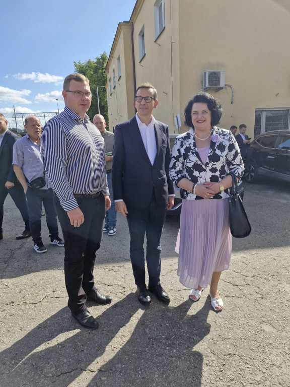 Mateusz Morawiecki w Tarnowskich Górach bronił PKP Cargo