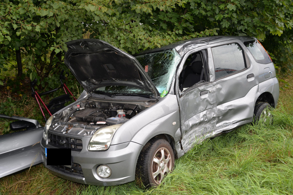 Tarnowskie Góry, obwodnica. Zderzenie z ciężarówką