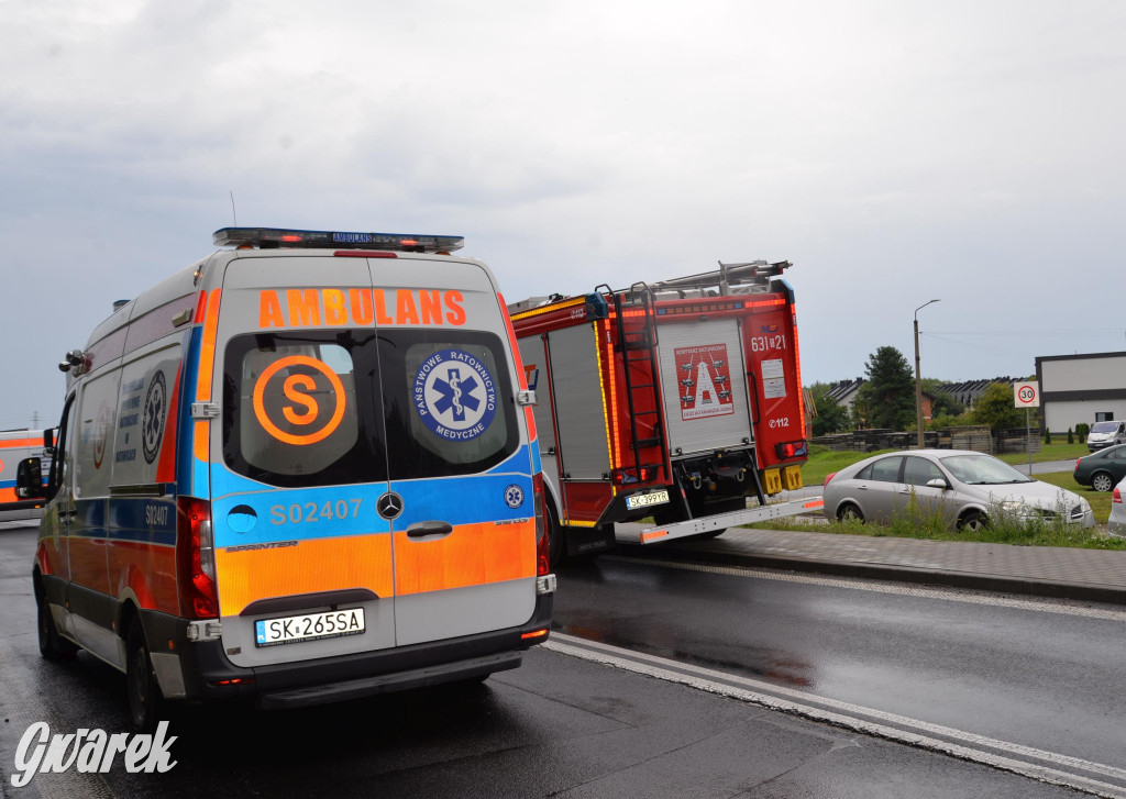 Tarnowskie Góry, obwodnica. Zderzenie z ciężarówką