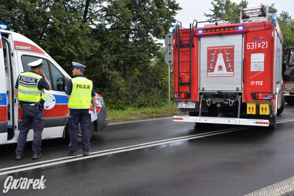 Tarnowskie Góry, obwodnica. Zderzenie z ciężarówką