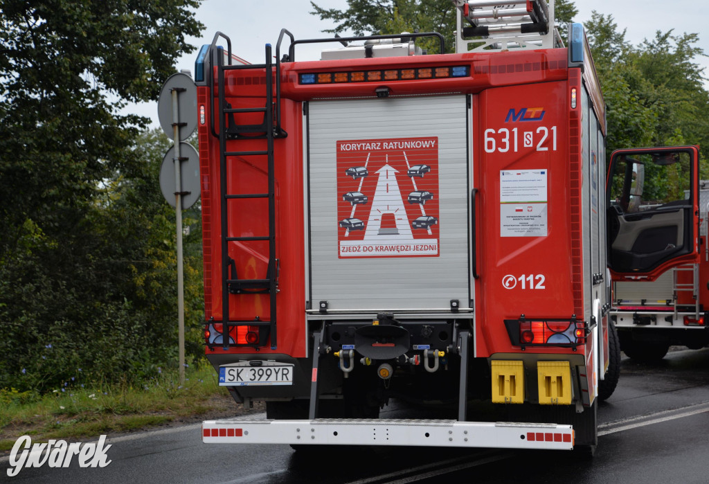 Tarnowskie Góry, obwodnica. Zderzenie z ciężarówką