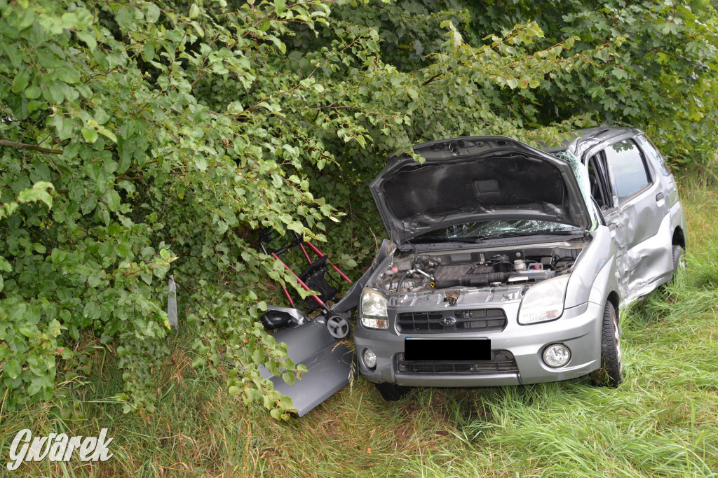 Tarnowskie Góry, obwodnica. Zderzenie z ciężarówką