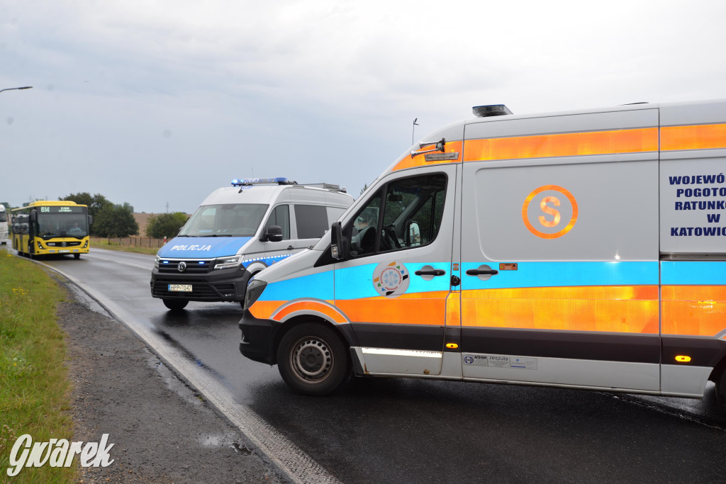 Tarnowskie Góry, obwodnica. Zderzenie z ciężarówką