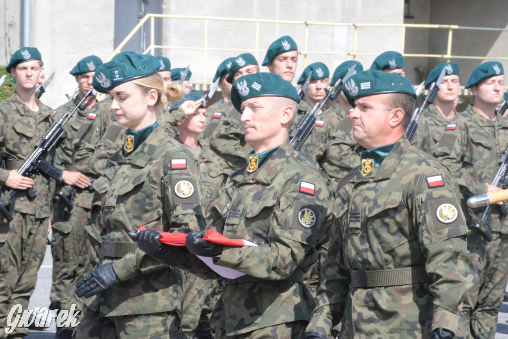 5. Pułk Chemiczny w Tarnowskich Górach. Przysięga wojskowa