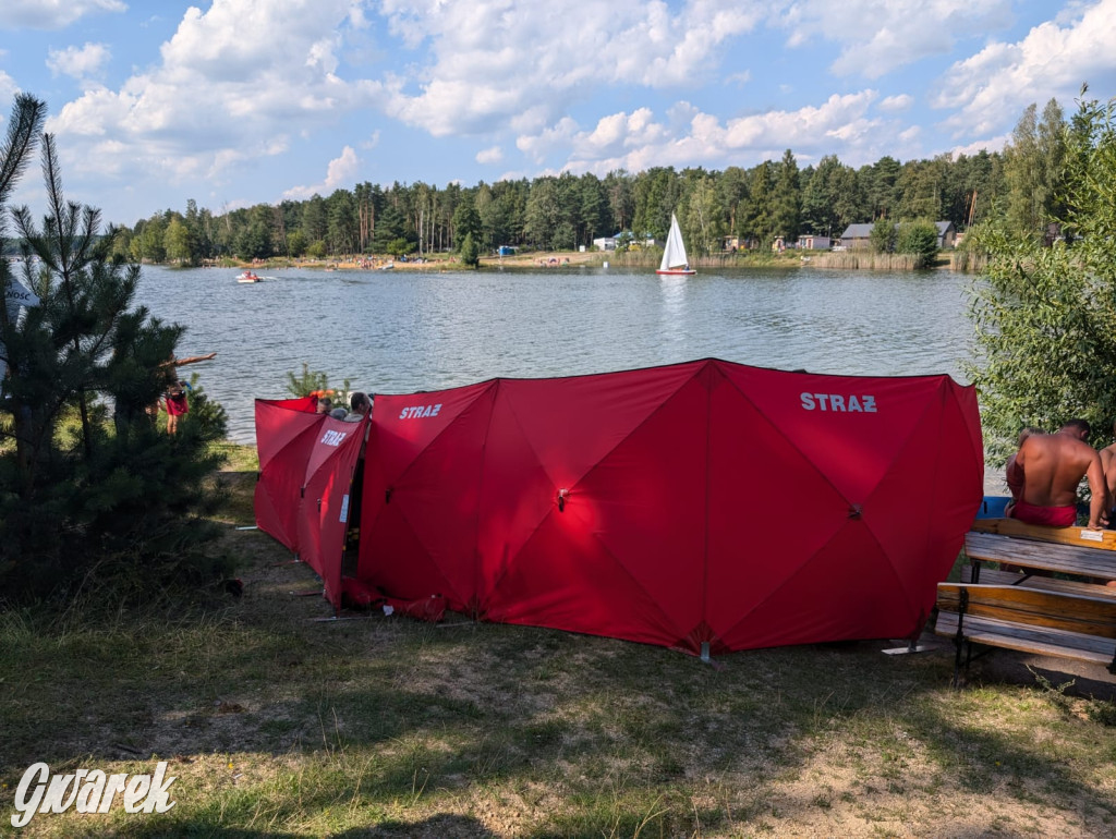 Poszukiwania kobiety nad zalewem Nakło-Chechło