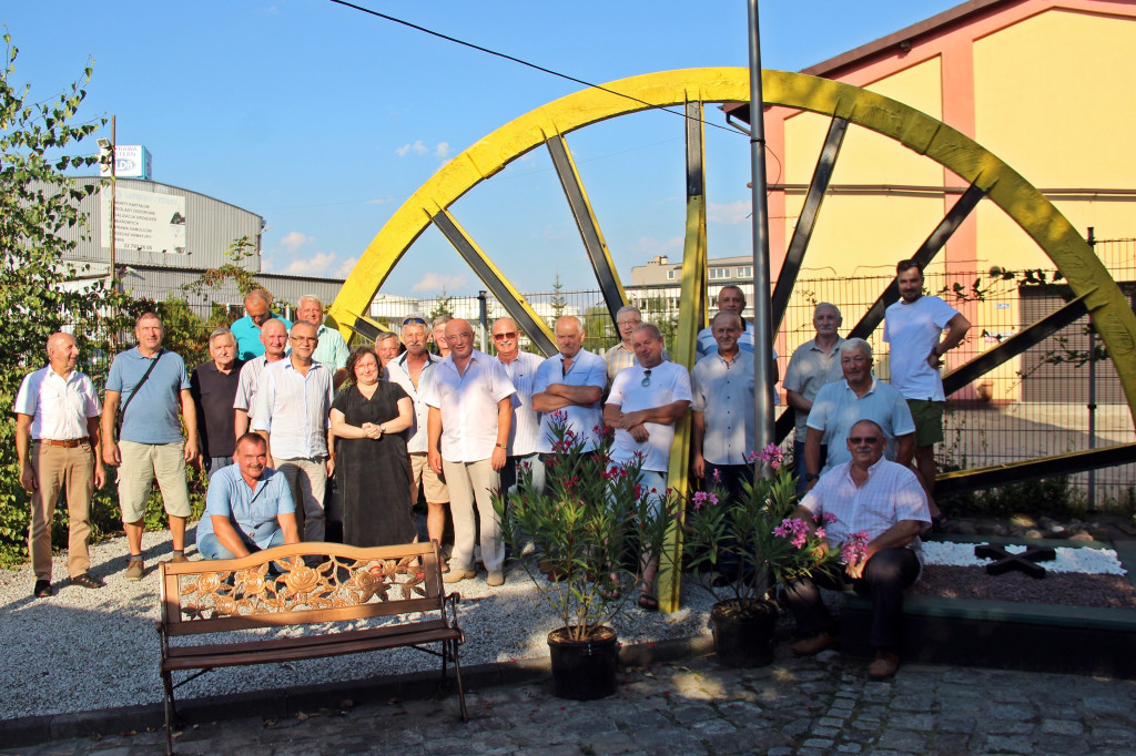 Radzionków. Górnicza ekipa na spotkaniu w skansenie