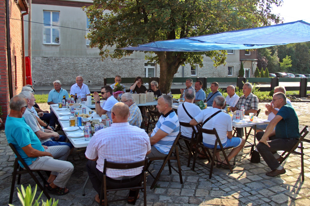 Radzionków. Górnicza ekipa na spotkaniu w skansenie