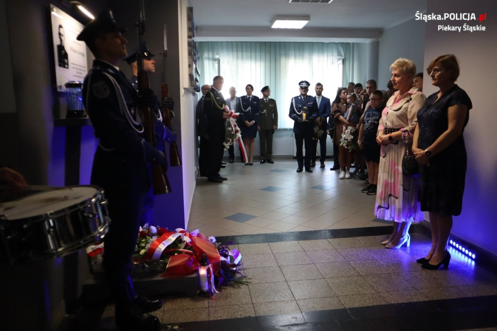 Zabity policjant doczekał się tablicy pamiątkowej