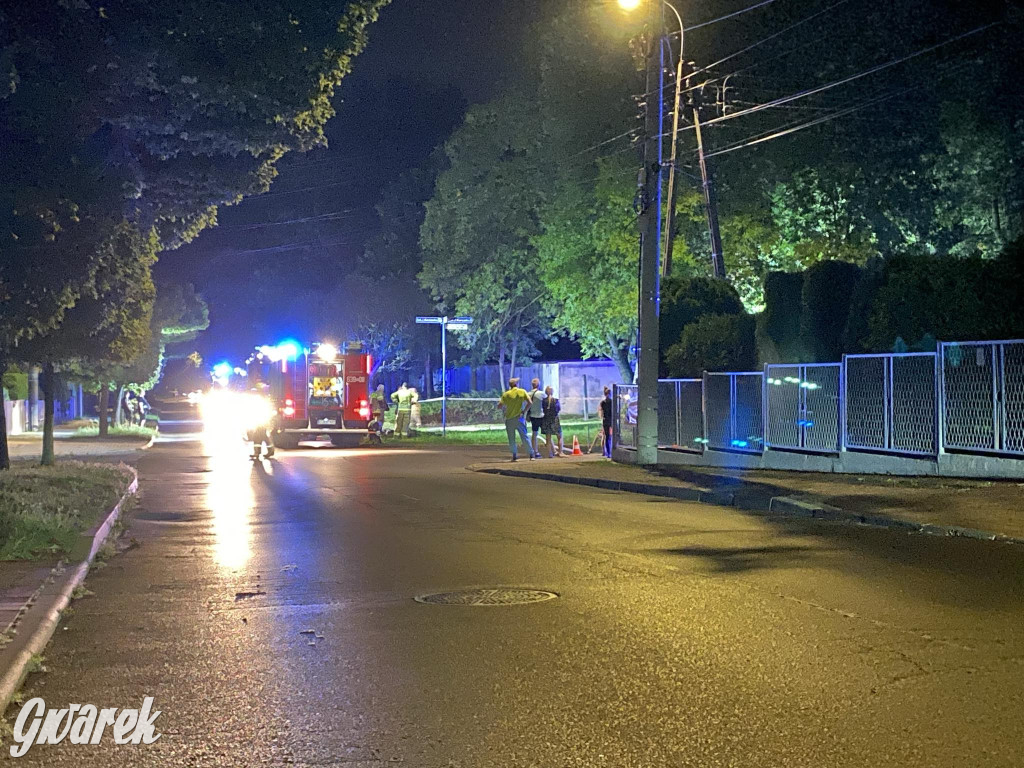 Tarnowskie Góry. Magazyn w płomieniach