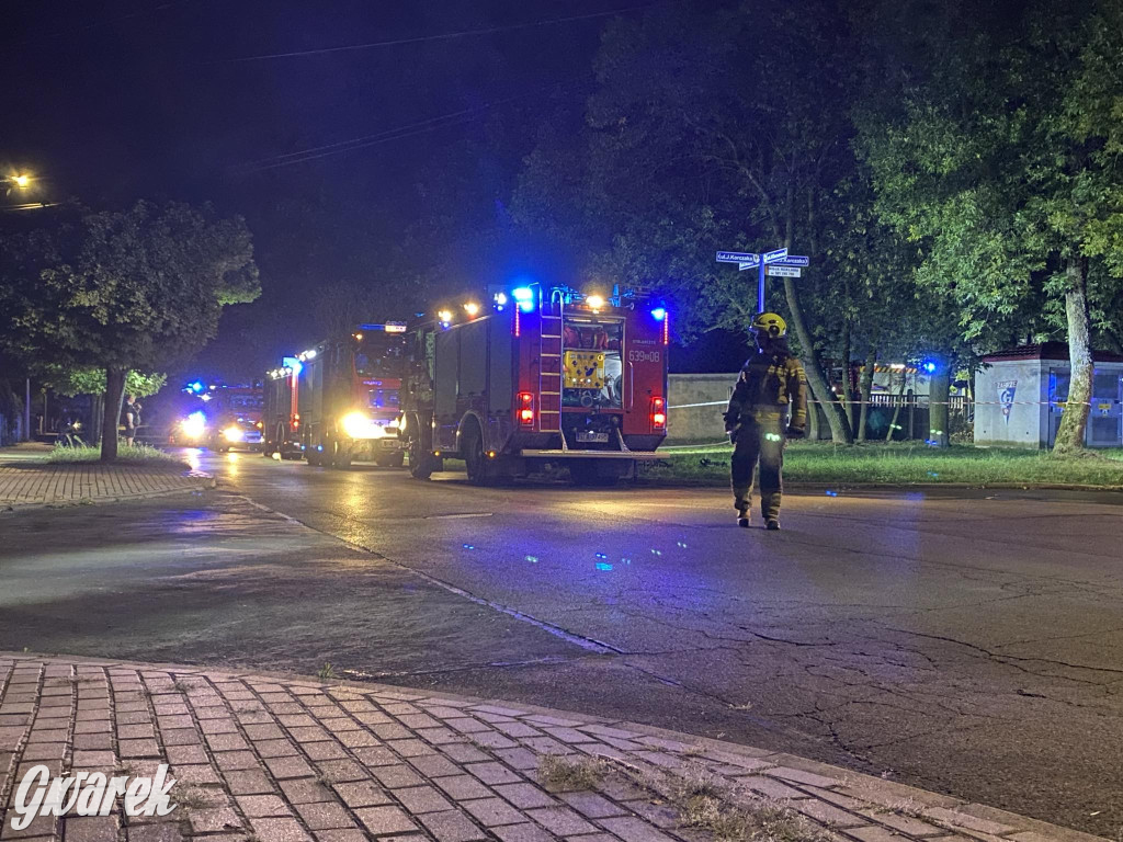 Tarnowskie Góry. Magazyn w płomieniach