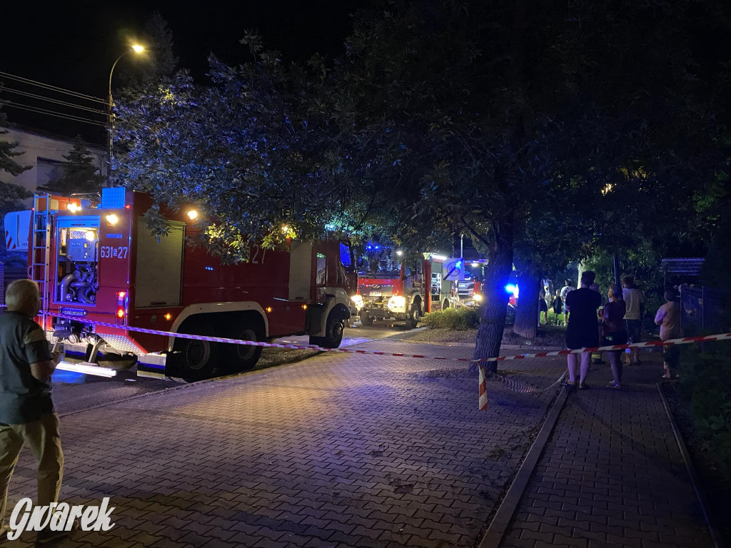 Tarnowskie Góry. Magazyn w płomieniach