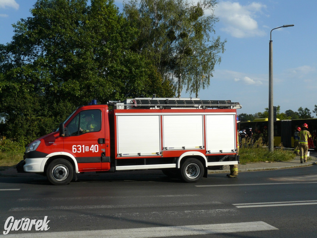 Tarnowskie Góry. Pożar miejskiego autobusu [FOTO]