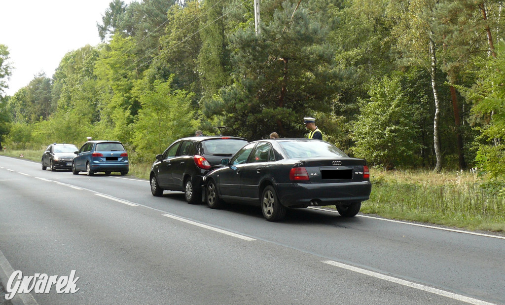 Tarnowskie Góry. Wypadek na DW 908 [FOTO]