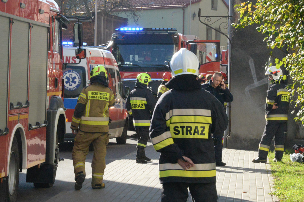 Tarnowskie Góry. Pożar przy ul. Powstańców Śląskich