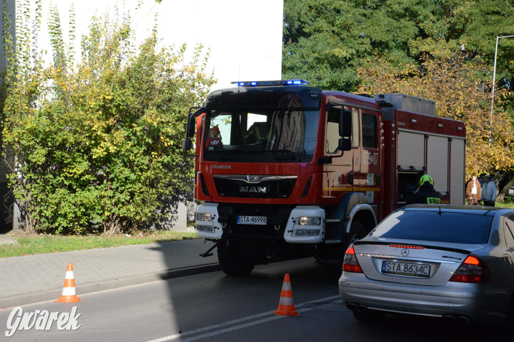 Tarnowskie Góry. Pożar przy ul. Powstańców Śląskich