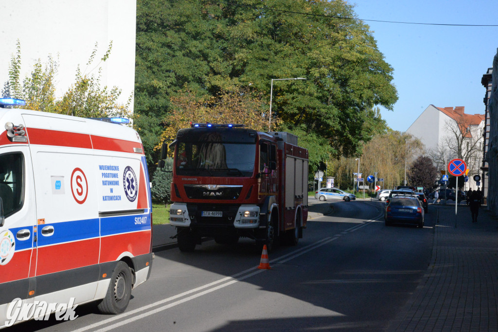 Tarnowskie Góry. Pożar przy ul. Powstańców Śląskich