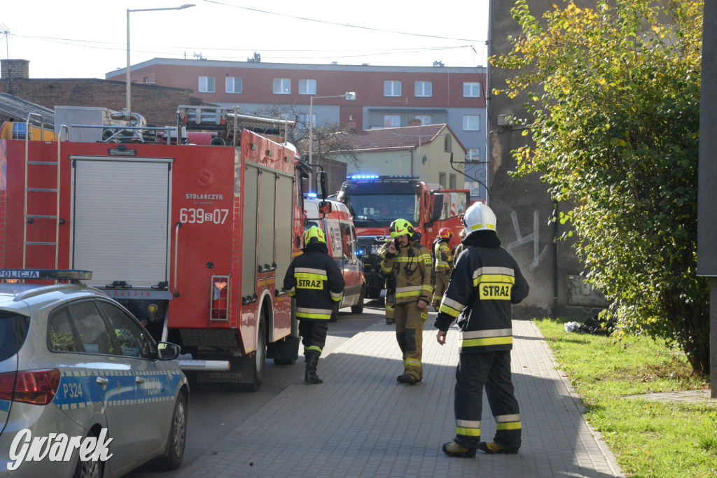 Tarnowskie Góry. Pożar przy ul. Powstańców Śląskich