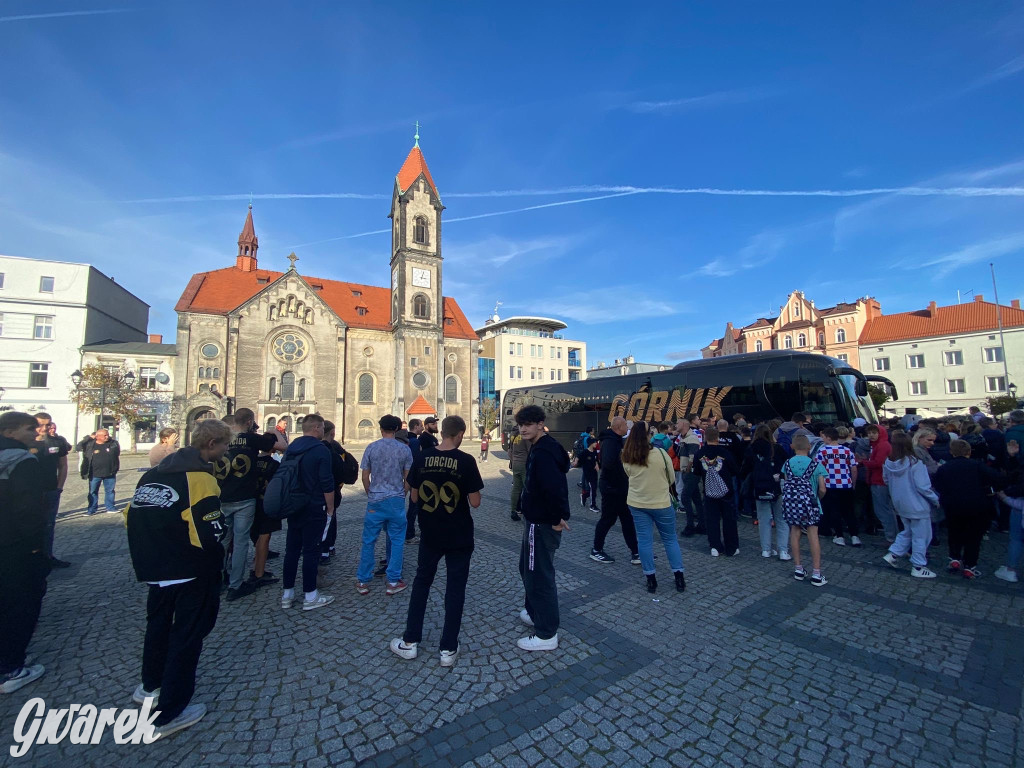 Tarnowskie Góry. Piłkarze Górnika Zabrze na rynku [FOTO]