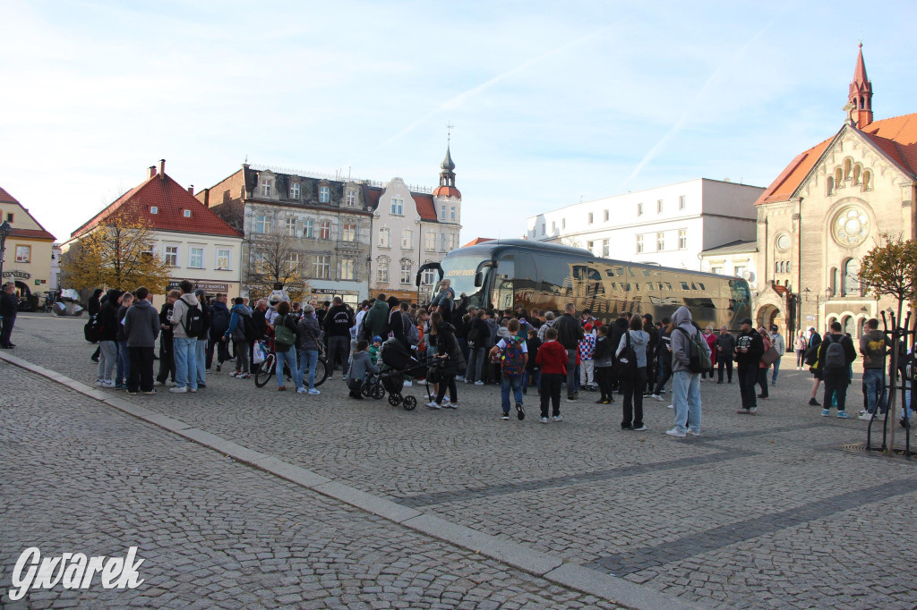 Tarnowskie Góry. Piłkarze Górnika Zabrze na rynku [FOTO]