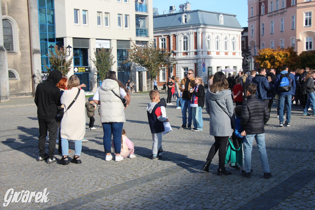 Tarnowskie Góry. Piłkarze Górnika Zabrze na rynku [FOTO]