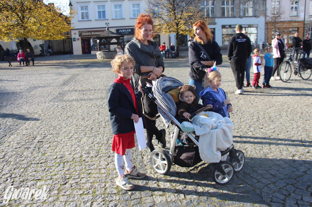 Tarnowskie Góry. Piłkarze Górnika Zabrze na rynku [FOTO]