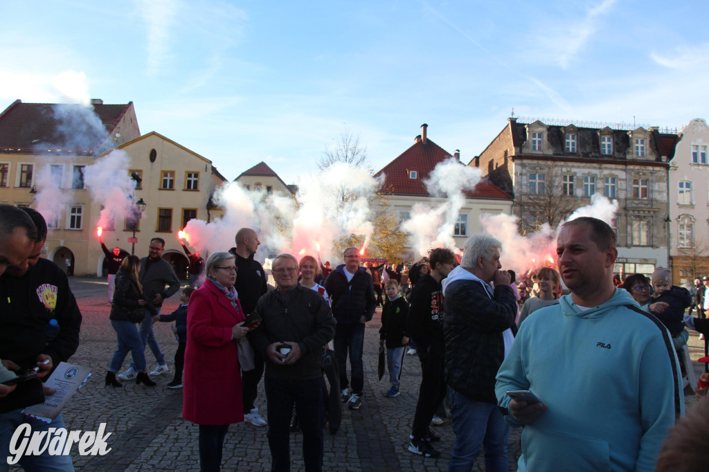 Tarnowskie Góry. Piłkarze Górnika Zabrze na rynku [FOTO]