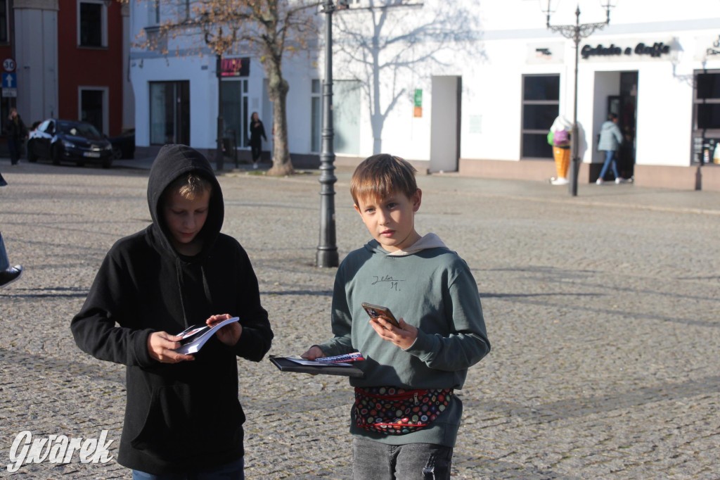 Tarnowskie Góry. Piłkarze Górnika Zabrze na rynku [FOTO]