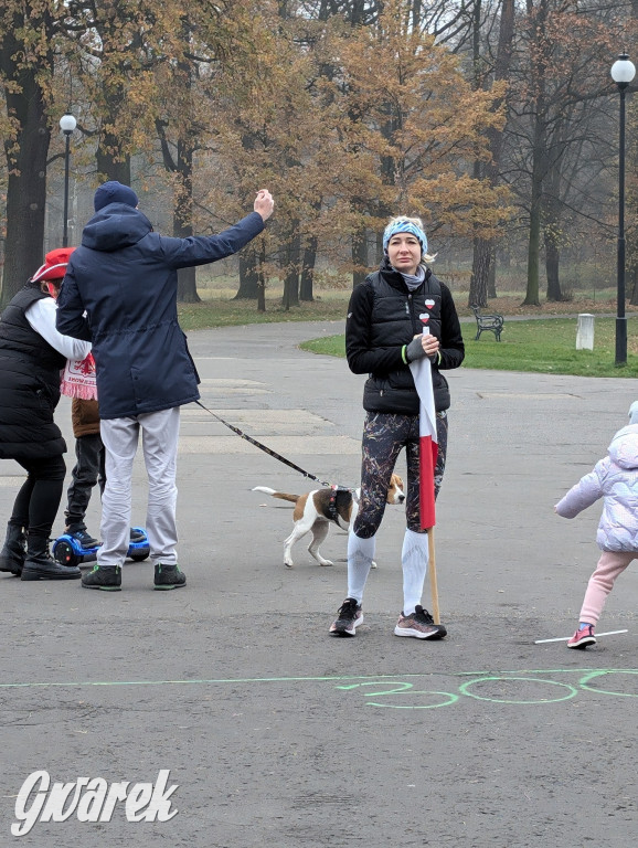 Świerklaniec. Pobiegli, poszli, świętowali w narodowych barwach