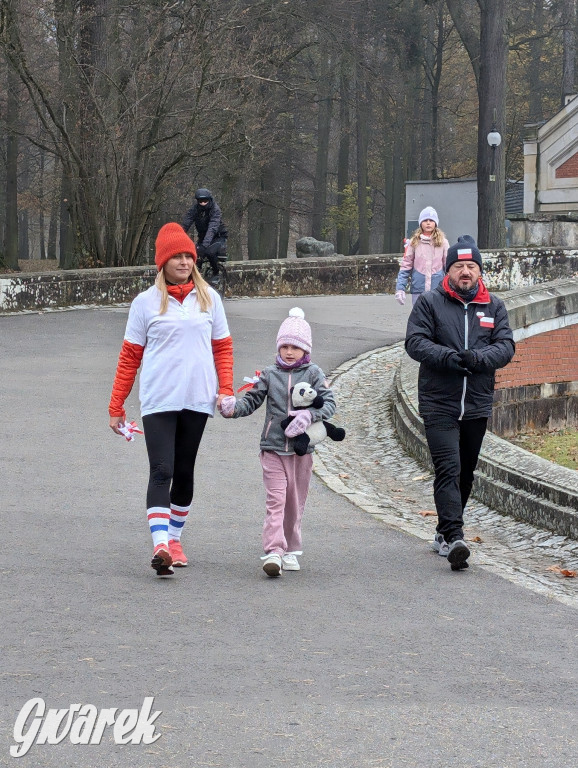 Świerklaniec. Pobiegli, poszli, świętowali w narodowych barwach