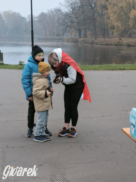 Świerklaniec. Pobiegli, poszli, świętowali w narodowych barwach