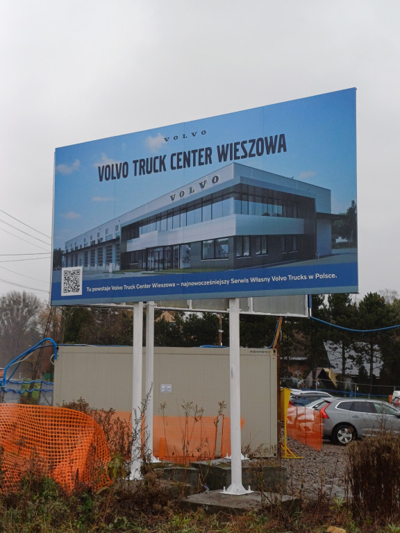 Przy DK 78 w Wieszowie powstaje Volvo Trucks Center