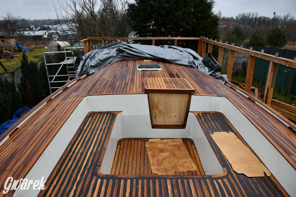 Tarnowskie Góry. Zbudował pełnomorski jacht