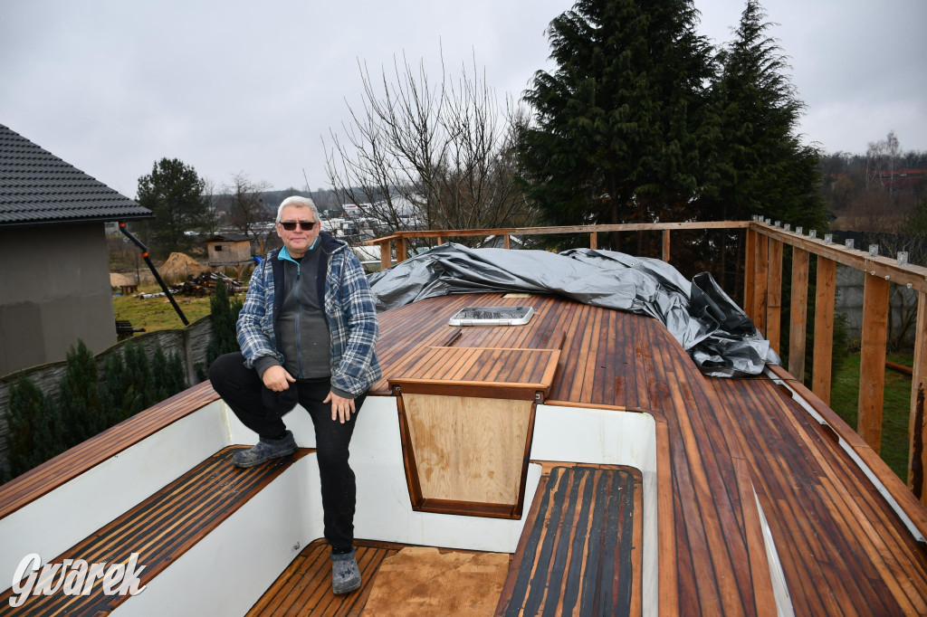 Tarnowskie Góry. Zbudował pełnomorski jacht