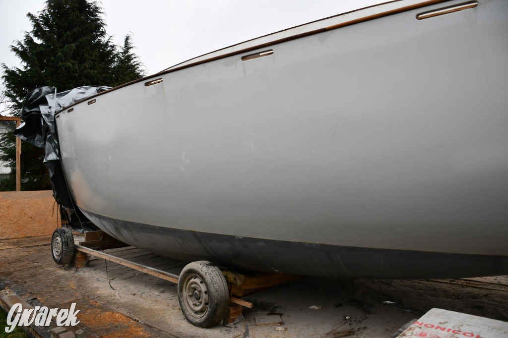 Tarnowskie Góry. Zbudował pełnomorski jacht