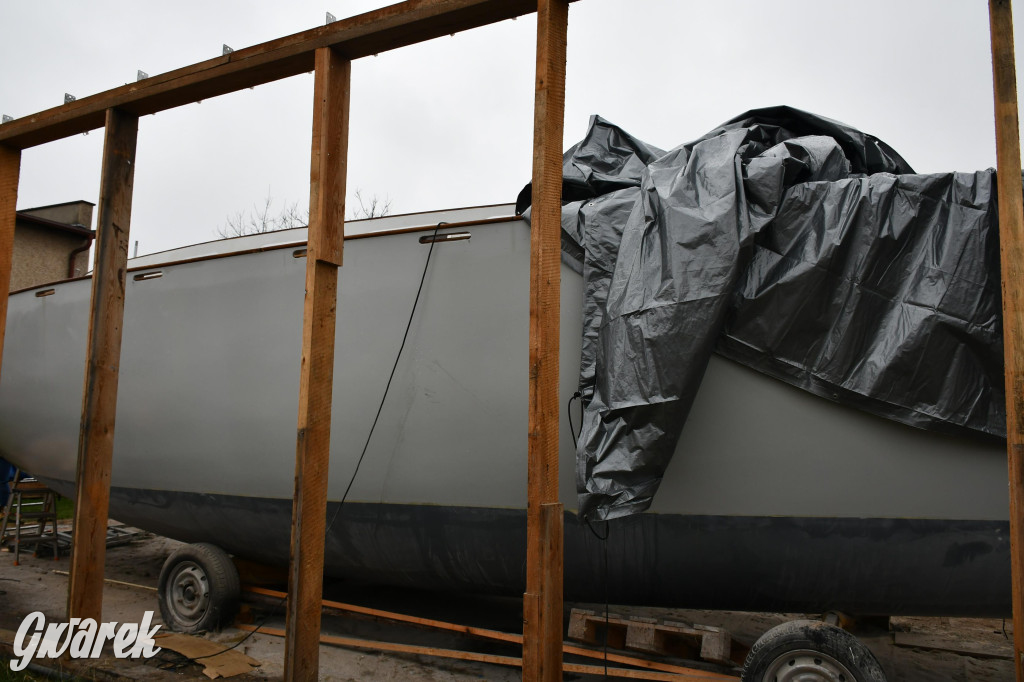 Tarnowskie Góry. Zbudował pełnomorski jacht