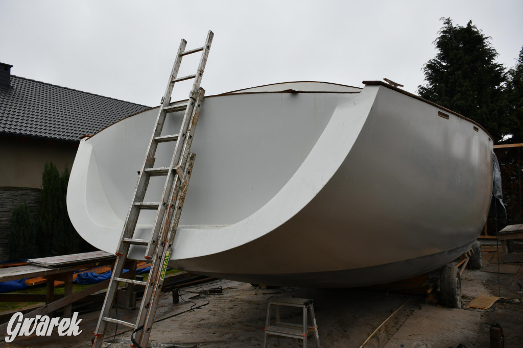 Tarnowskie Góry. Zbudował pełnomorski jacht