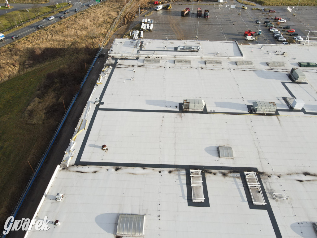 Tarnowskie Góry, dawne Tesco. Trwa rozbiórka