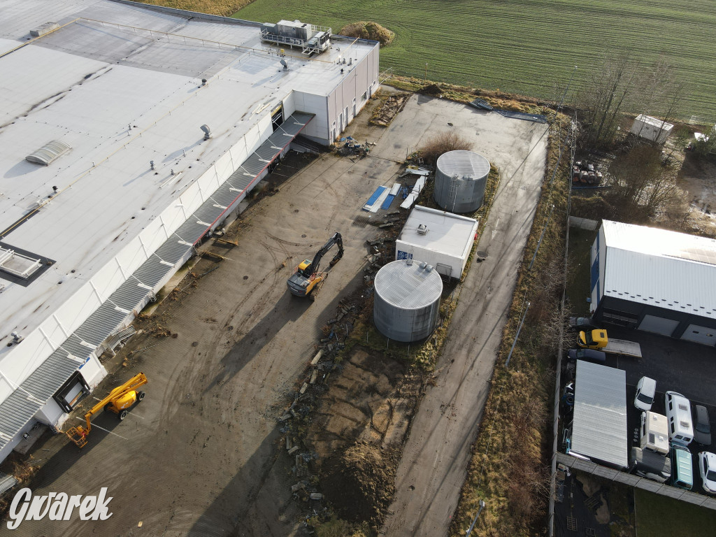 Tarnowskie Góry, dawne Tesco. Trwa rozbiórka