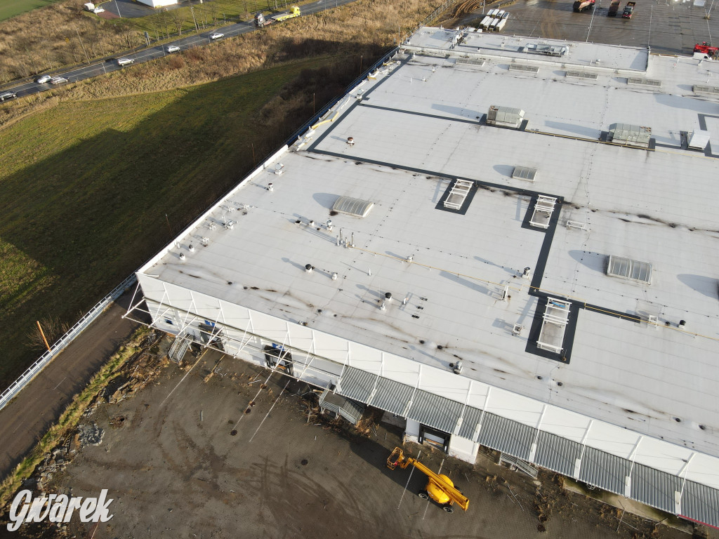 Tarnowskie Góry, dawne Tesco. Trwa rozbiórka