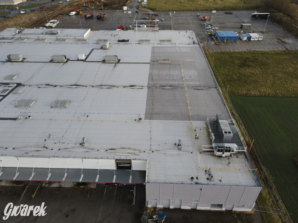 Tarnowskie Góry, dawne Tesco. Trwa rozbiórka