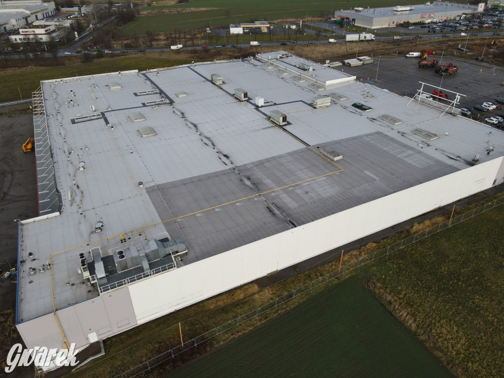 Tarnowskie Góry, dawne Tesco. Trwa rozbiórka